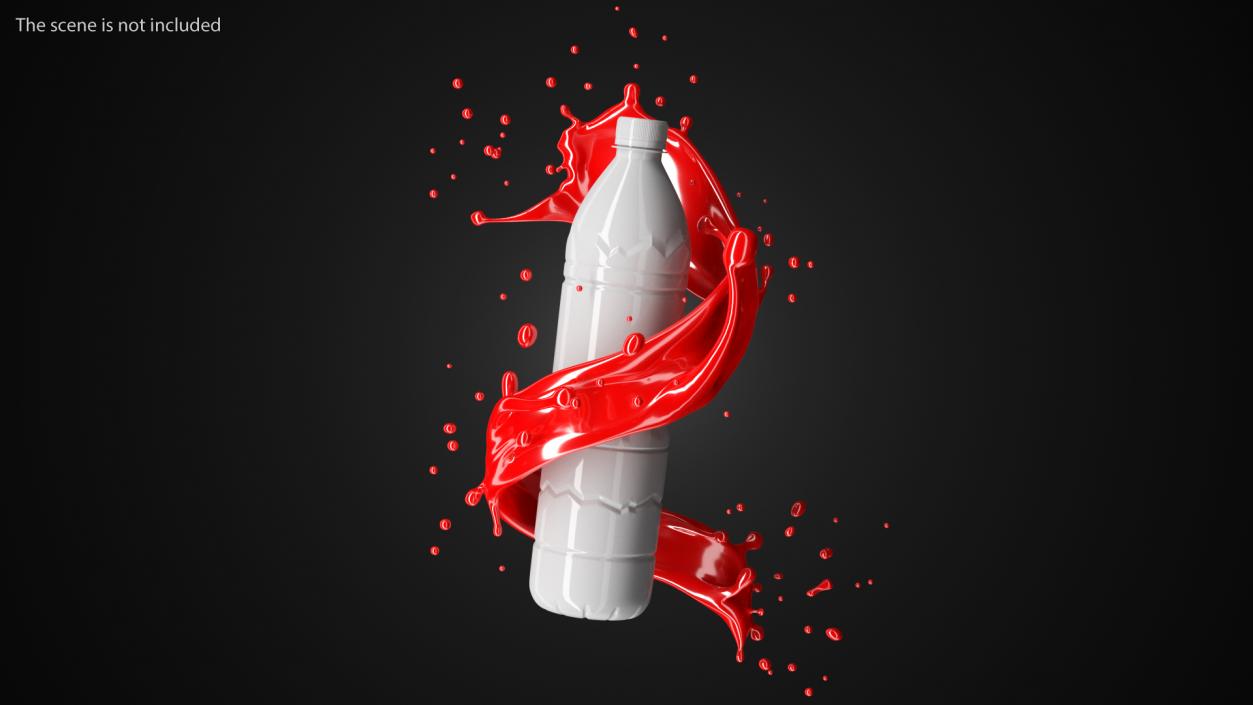 3D Liquid Splashes Collection 3 model