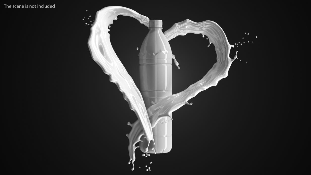 3D Liquid Splashes Collection 3 model