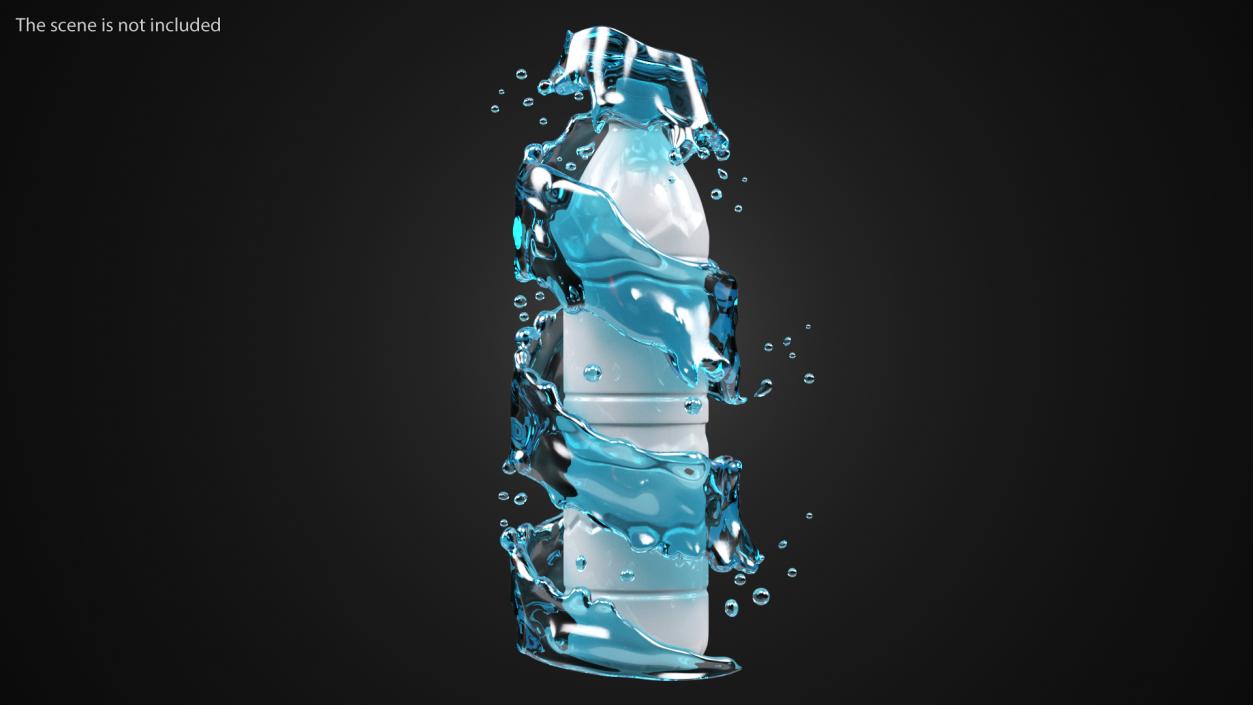 3D Liquid Splashes Collection 3 model