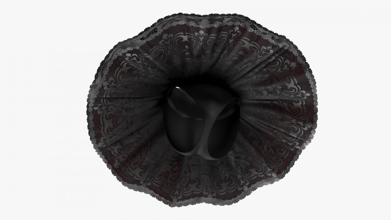 Black Swan Ballet Tutu 3D