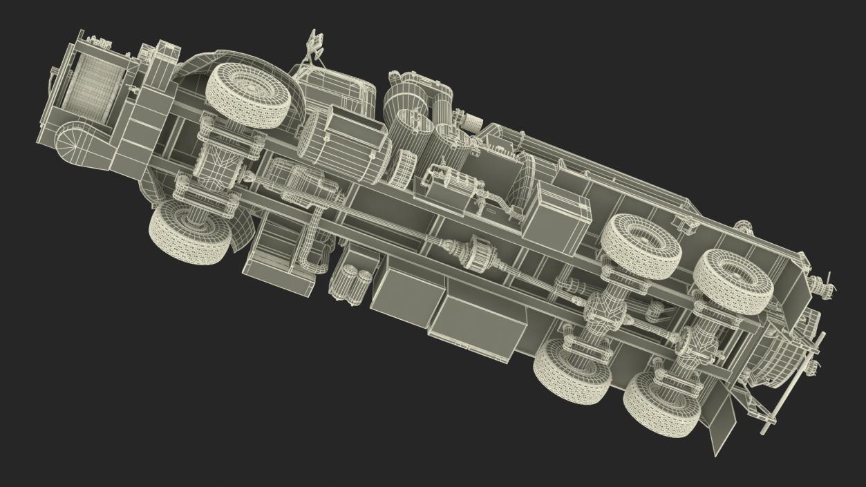 3D model Peterbilt Sewer Cleaner Hydro Excavation