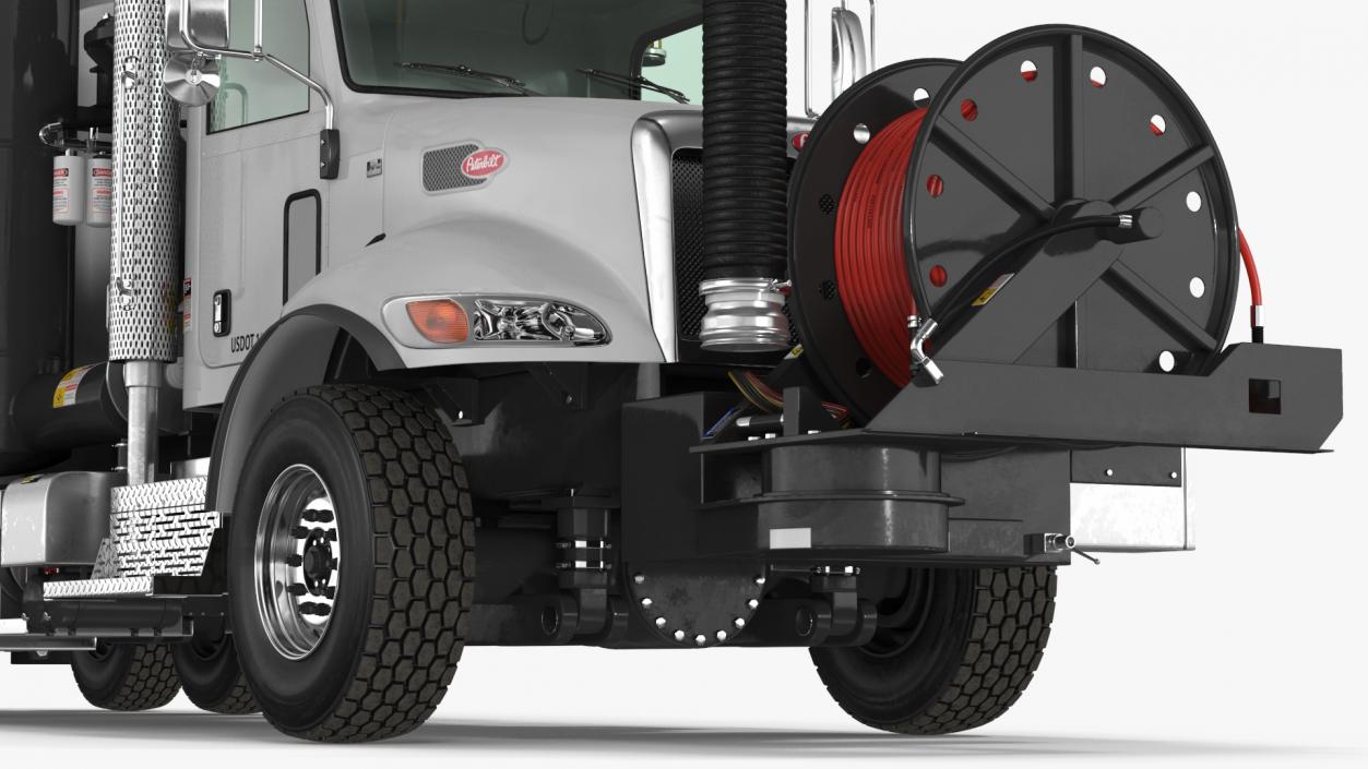 3D model Peterbilt Sewer Cleaner Hydro Excavation