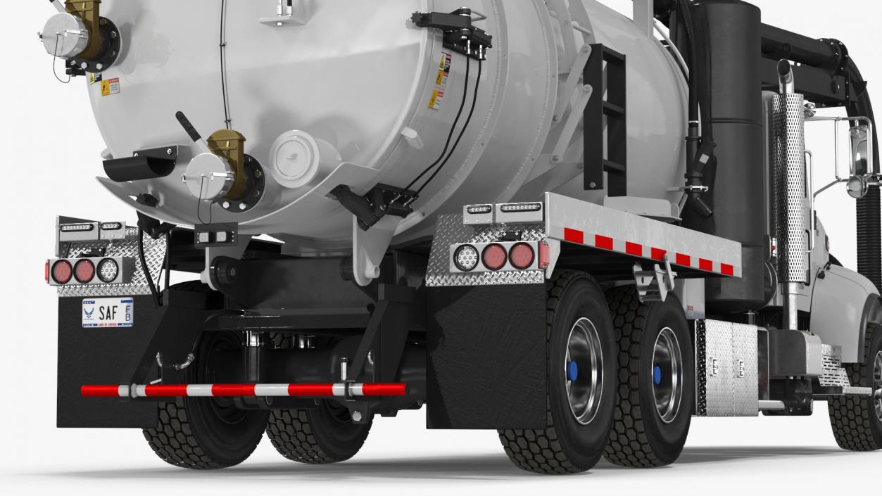 3D model Peterbilt Sewer Cleaner Hydro Excavation