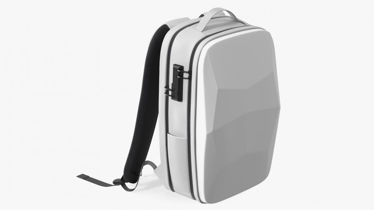 3D Gaming Laptop Hard Shell Backpack Grey model