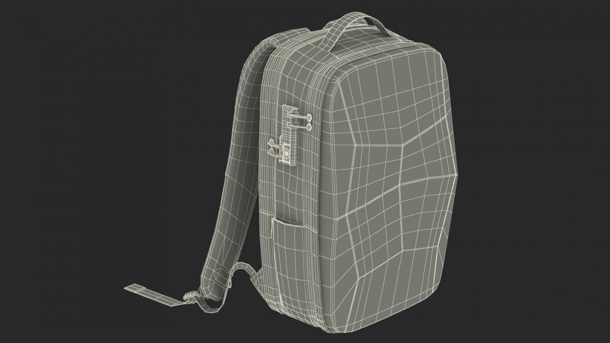 3D Gaming Laptop Hard Shell Backpack Grey model