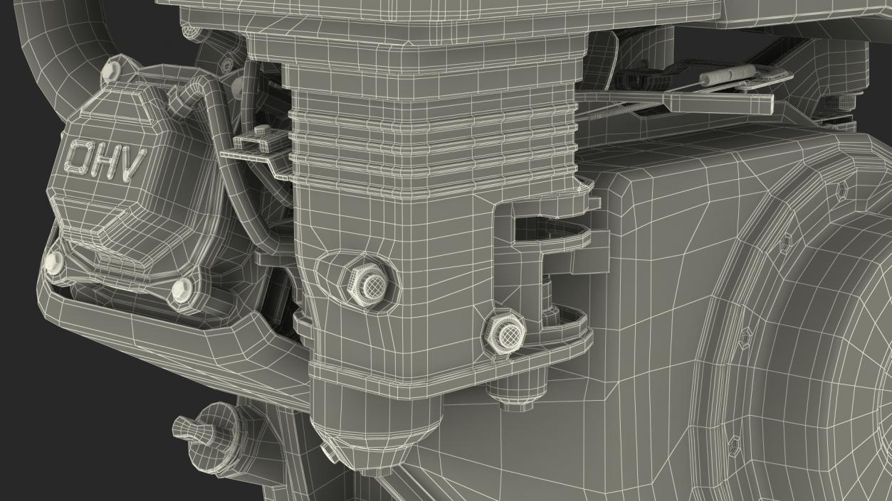 3D OHV Horizontal Shaft Gas Engine