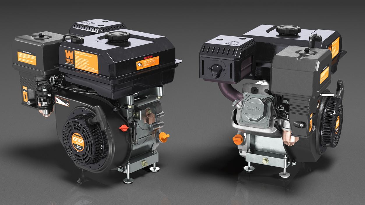 3D OHV Horizontal Shaft Gas Engine