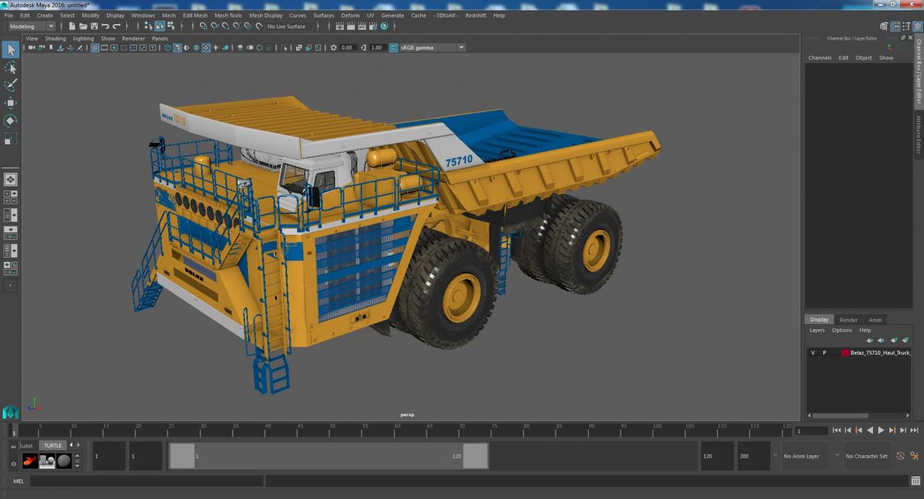 3D Belaz 75710 Haul Truck New