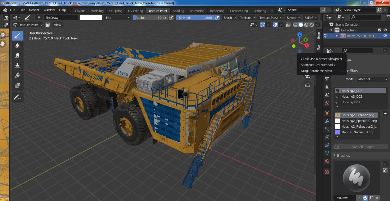 3D Belaz 75710 Haul Truck New