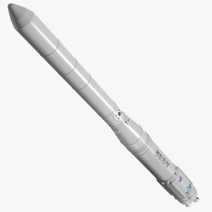 South Korean Rocket KSLV II Nuri 3D