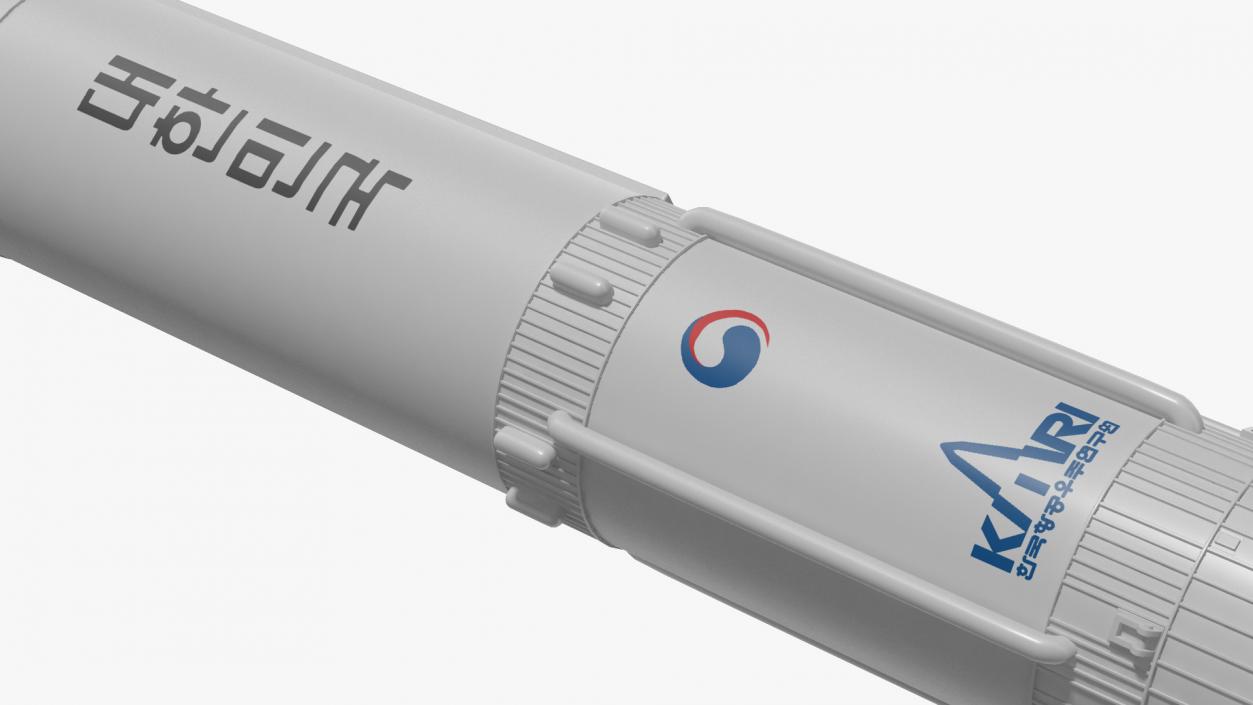 South Korean Rocket KSLV II Nuri 3D