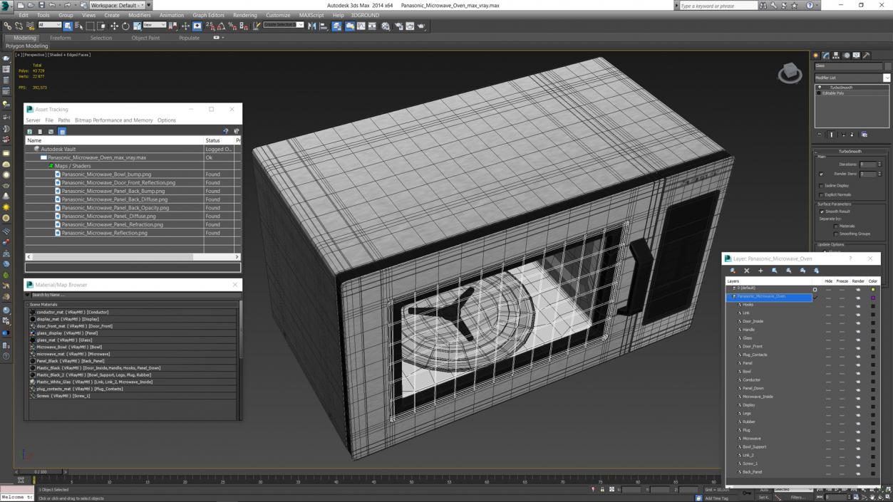 Panasonic Microwave Oven 3D model