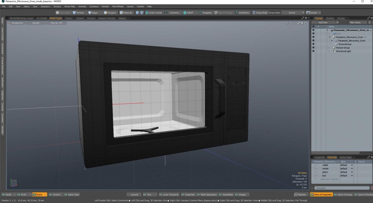 Panasonic Microwave Oven 3D model