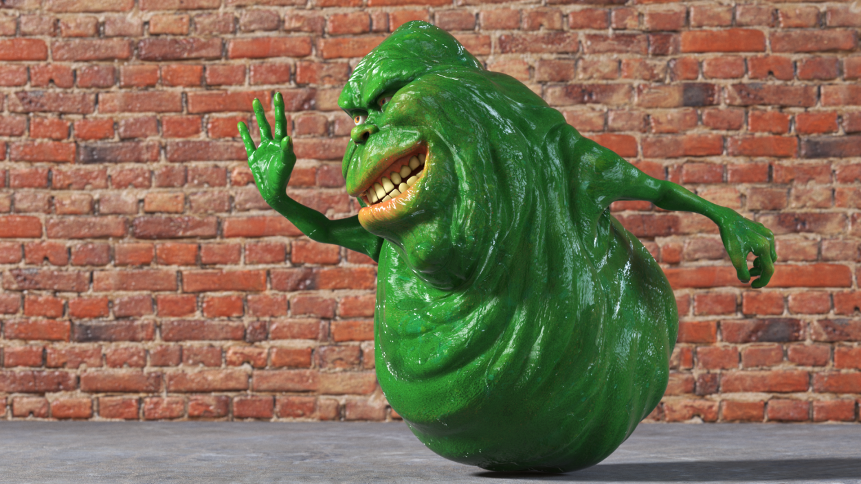 Character Slimer Angry Pose 3D