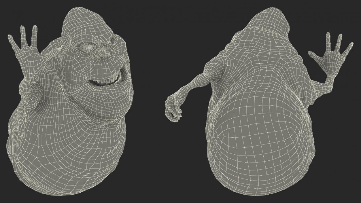 Character Slimer Angry Pose 3D