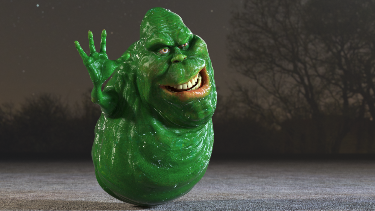 Character Slimer Angry Pose 3D