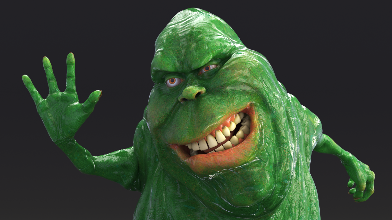 Character Slimer Angry Pose 3D