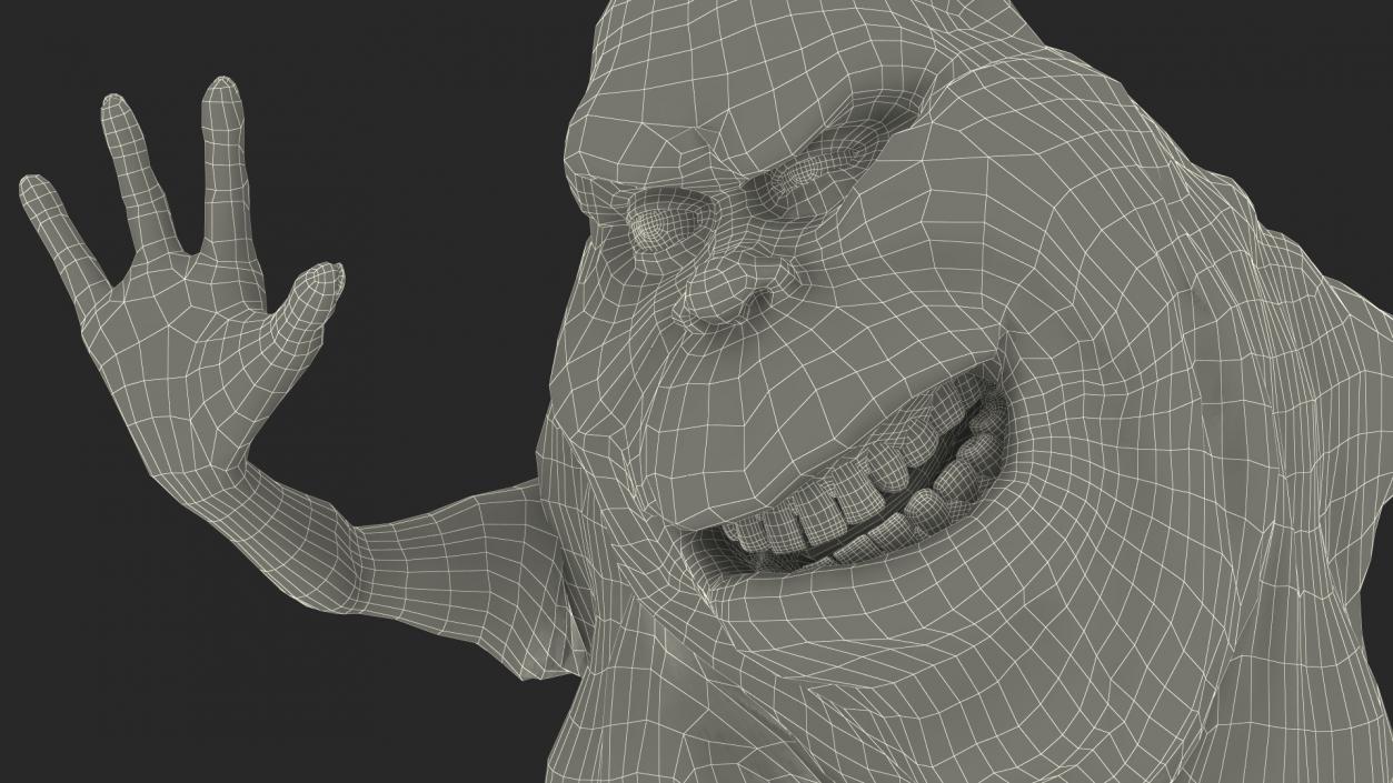 Character Slimer Angry Pose 3D