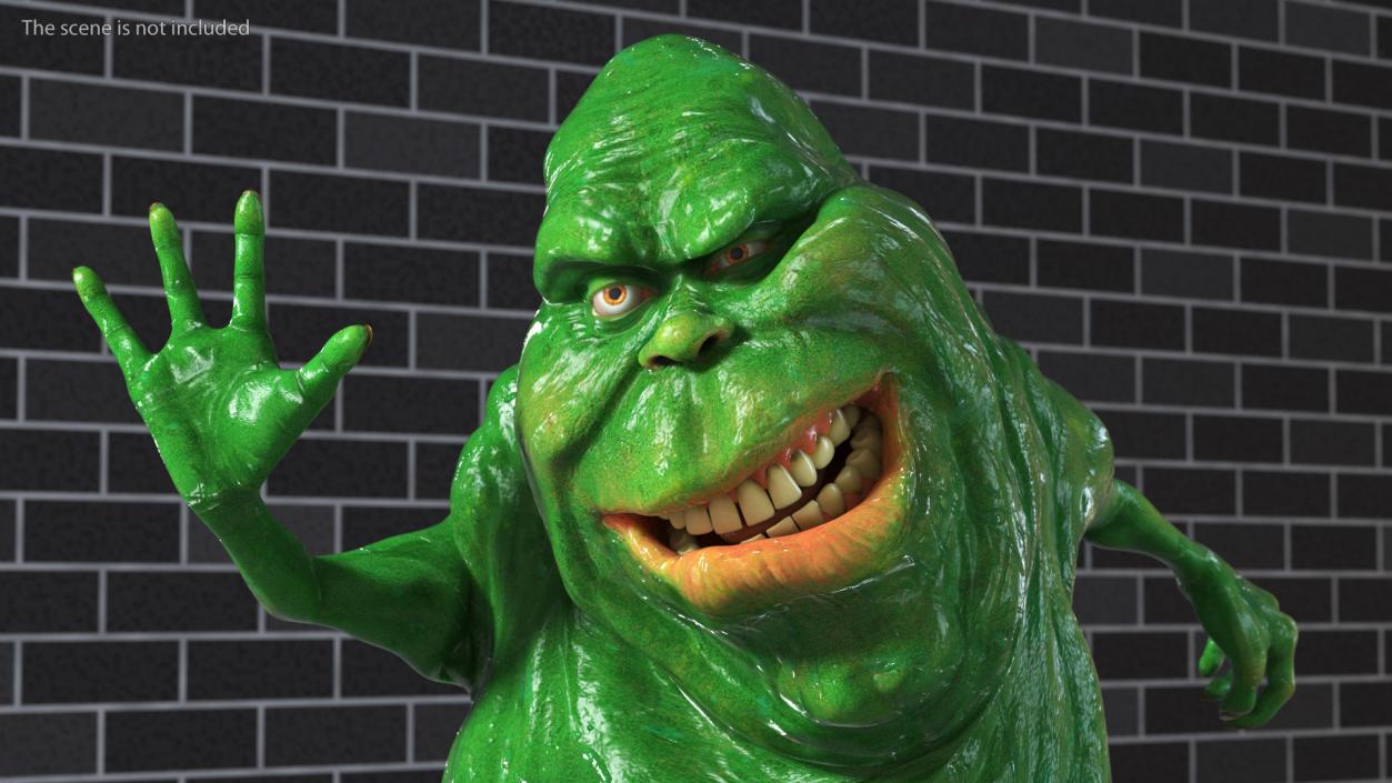 Character Slimer Angry Pose 3D