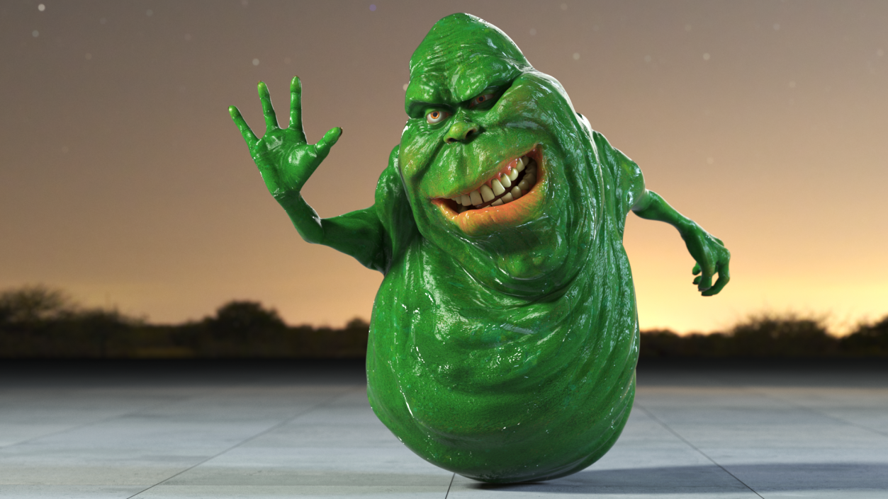 Character Slimer Angry Pose 3D