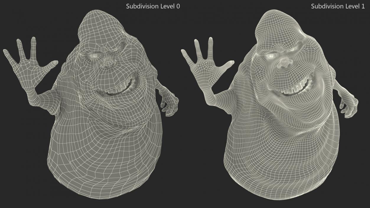 Character Slimer Angry Pose 3D