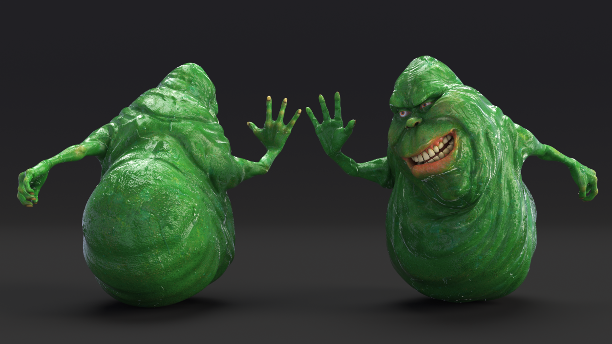 Character Slimer Angry Pose 3D