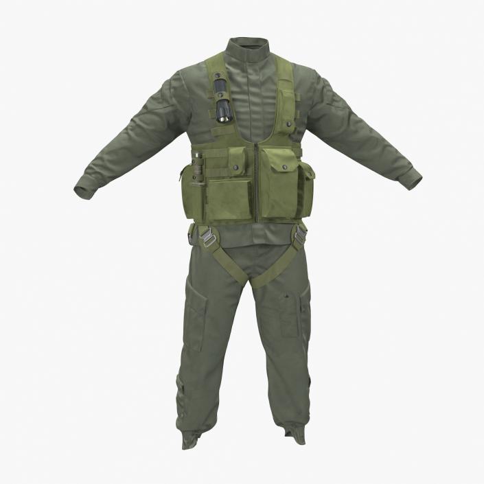 US Helicopter Pilot Uniform 3 3D model