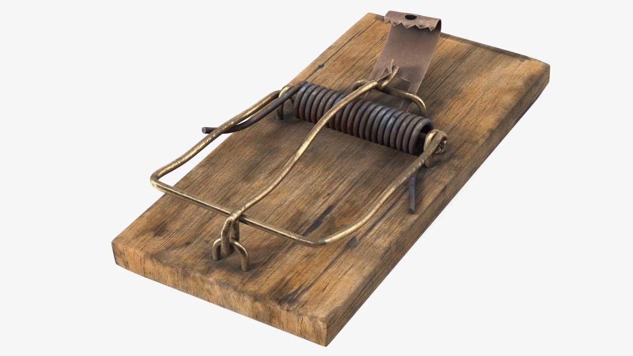 3D Wooden Mouse Trap Old