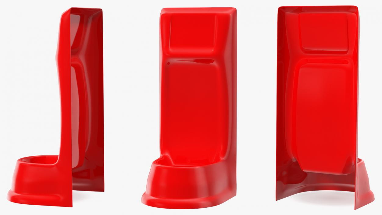 3D Single Fire Extinguisher Fiberglass Stand