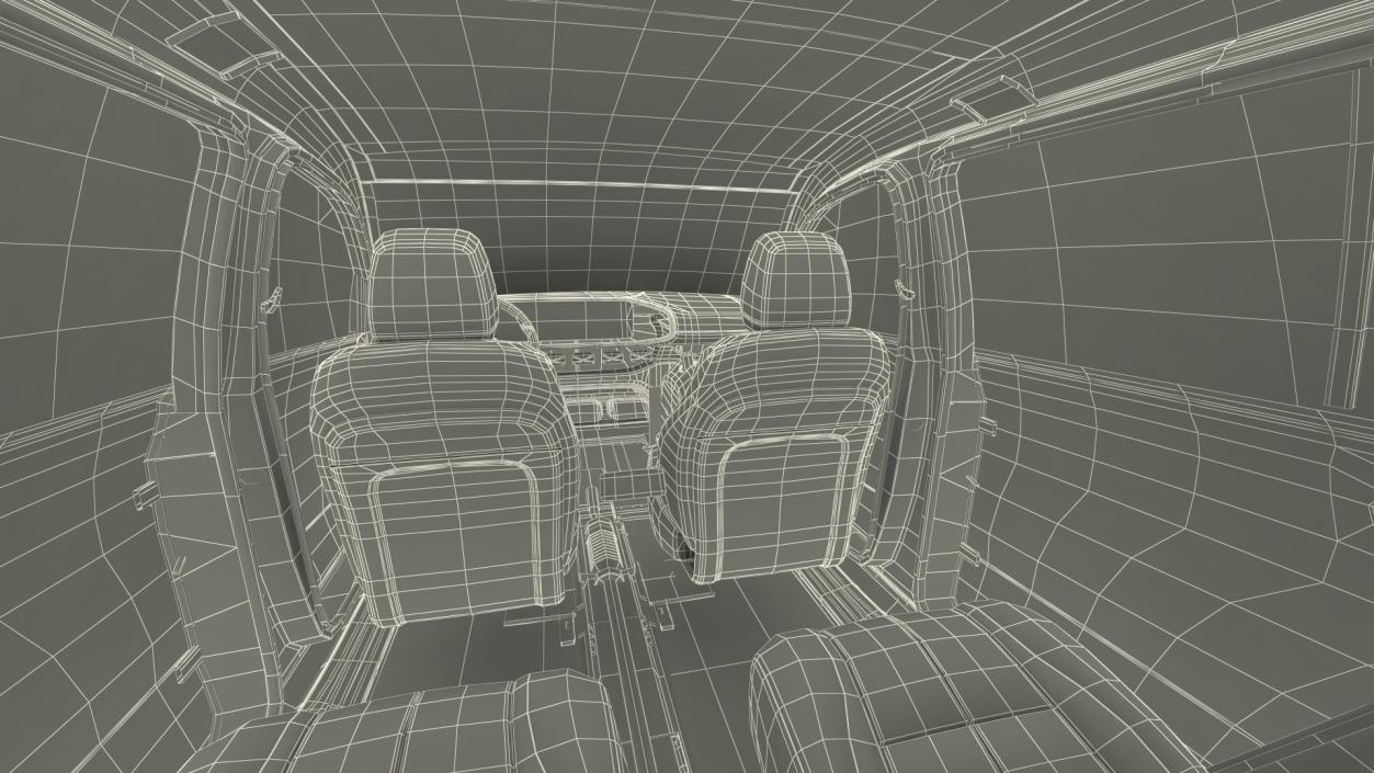 3D Maybach GLS SUV Simple Interior