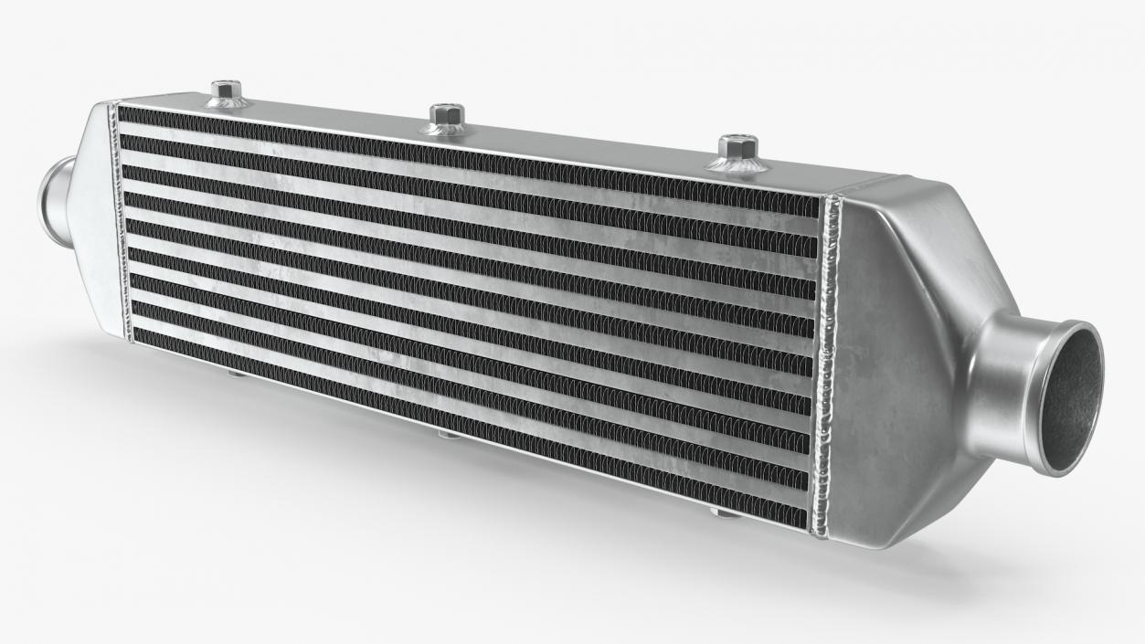 3D Mishimoto Car Intercooler Two Sided Pipes