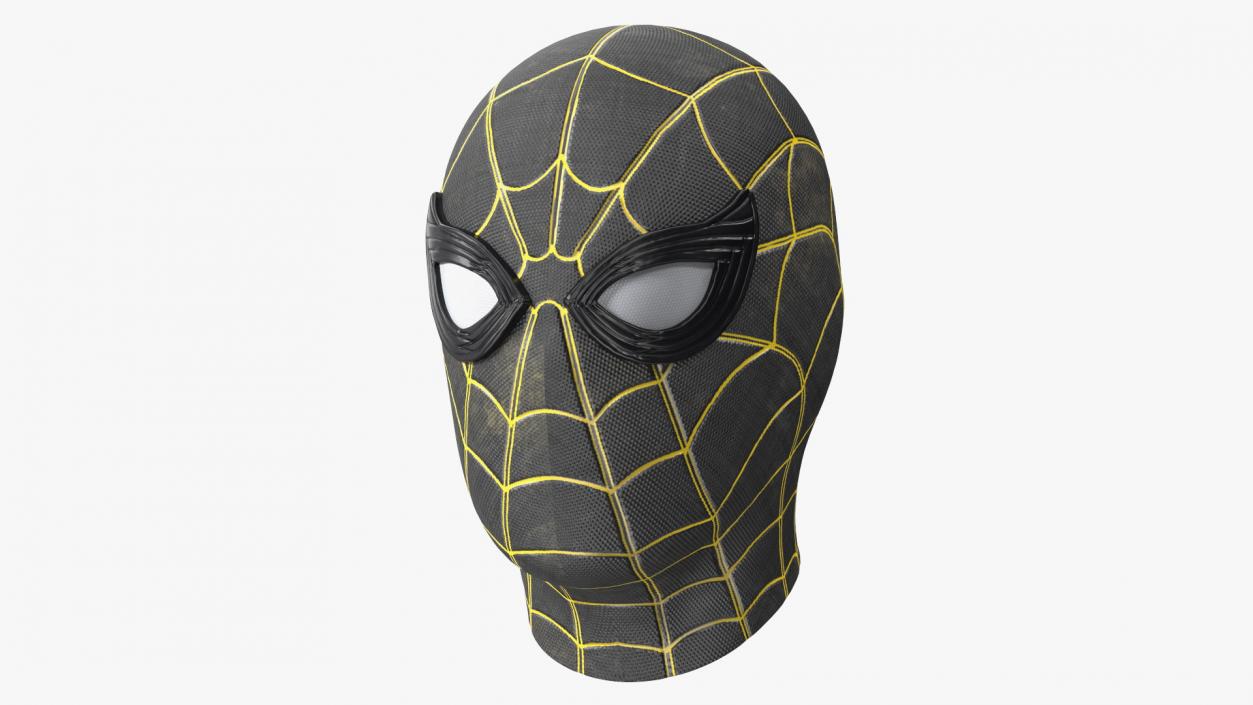 Spiderman Black Suit Helmet 3D