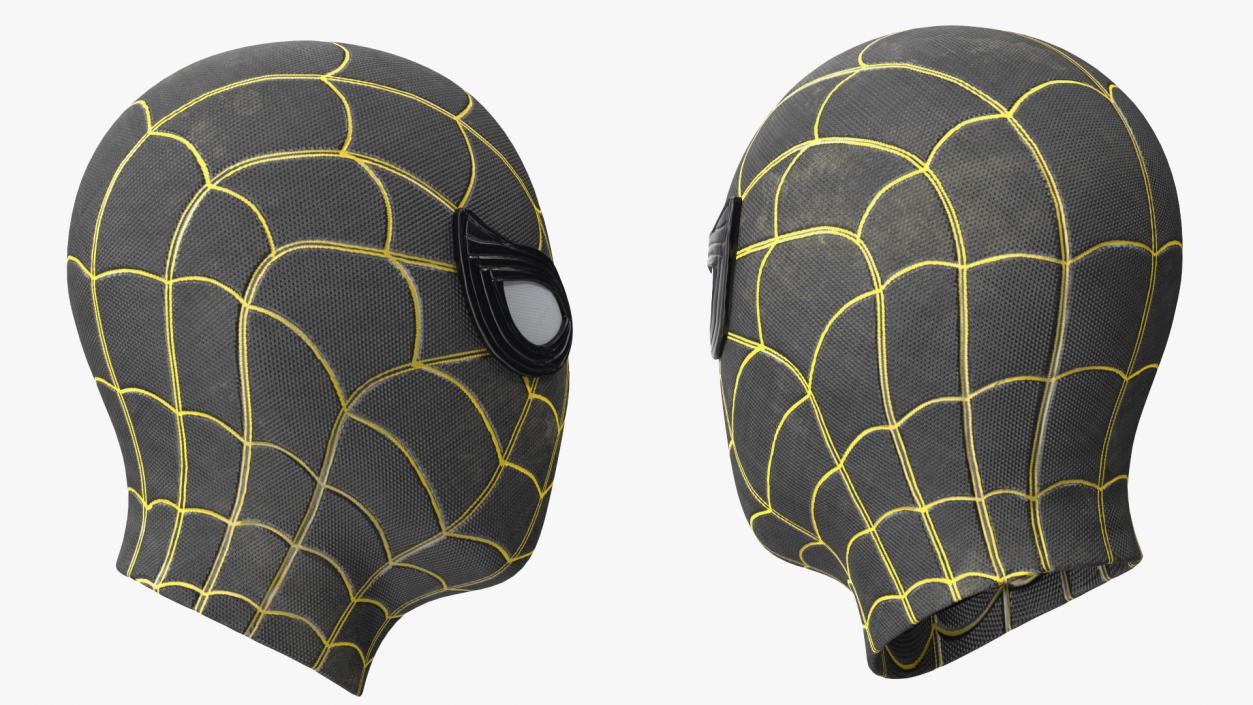 Spiderman Black Suit Helmet 3D