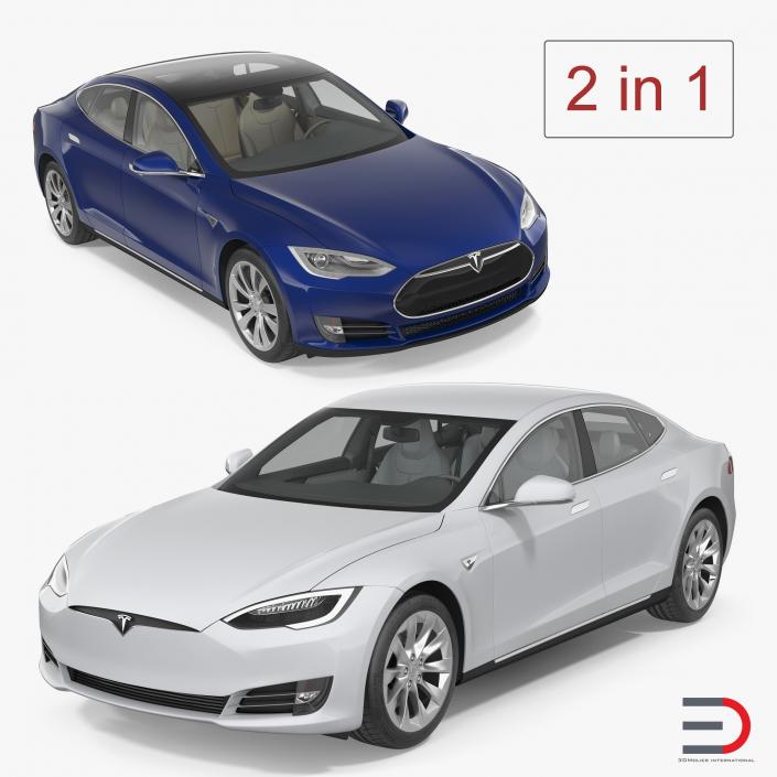 Tesla Model S Collection 3D model