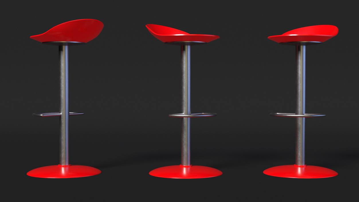 3D model Bar Seat