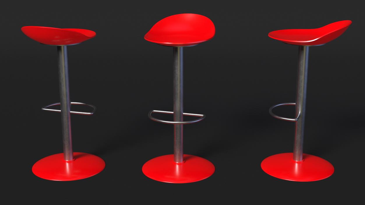 3D model Bar Seat