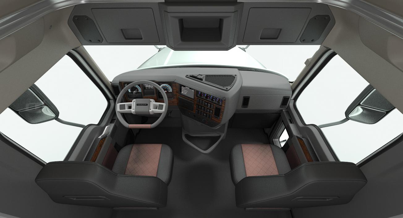 3D Mack Anthem Truck 2018 Simple Interior model