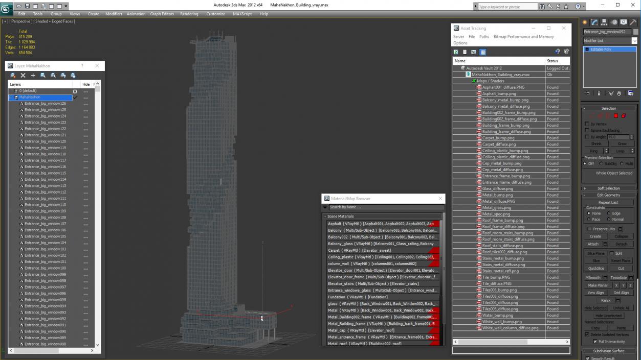 MahaNakhon Building 3D model