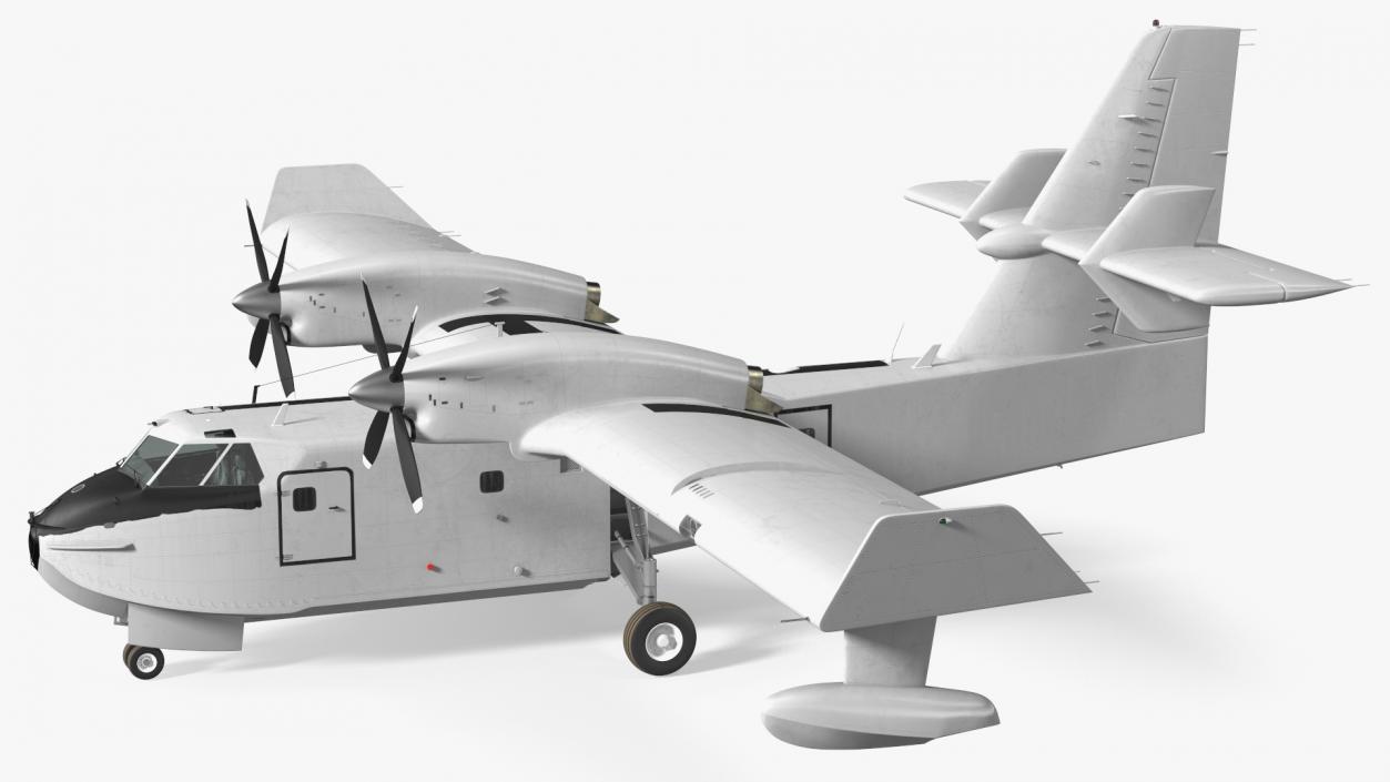 3D Amphibious Aircraft Rigged