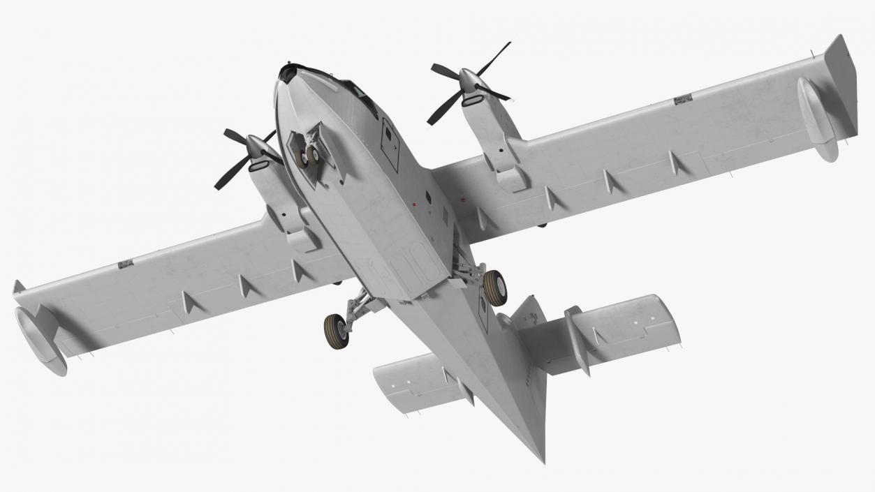 3D Amphibious Aircraft Rigged