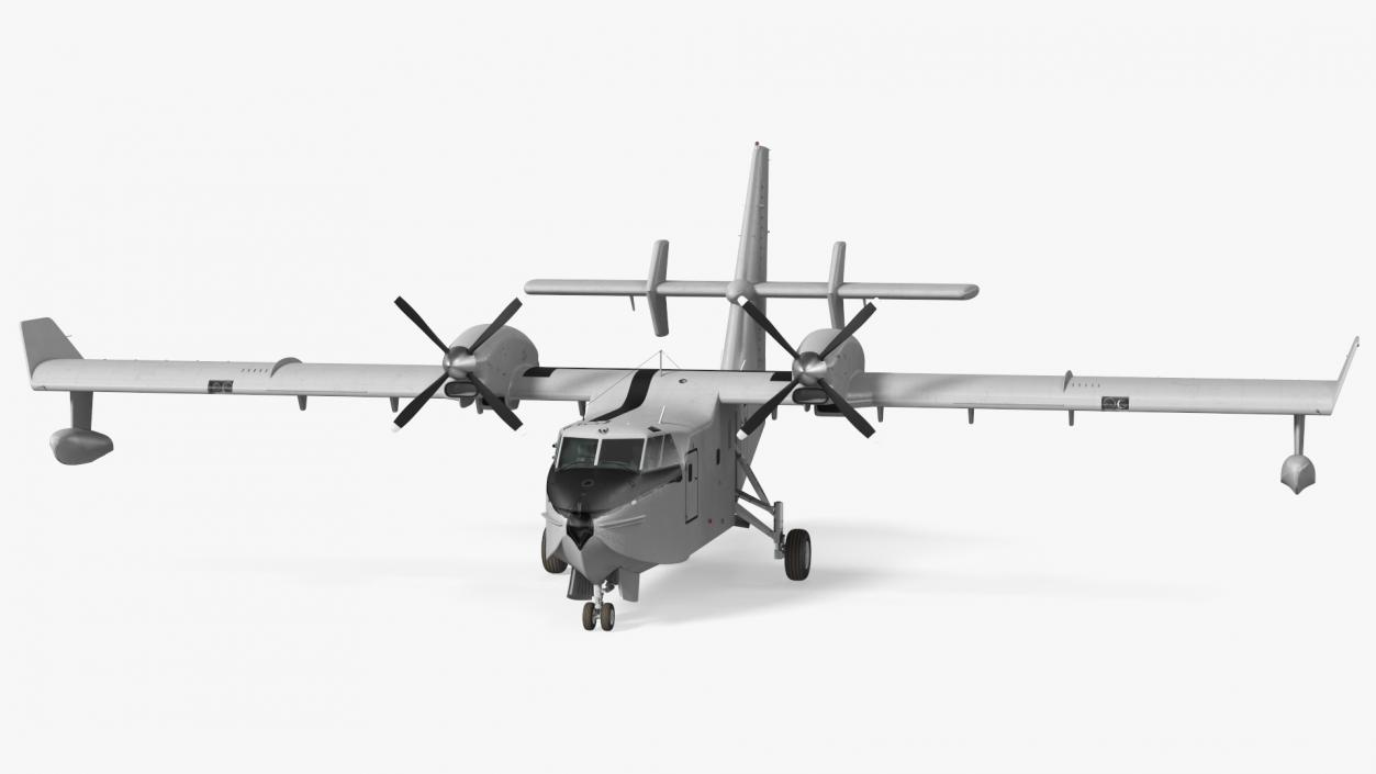 3D Amphibious Aircraft Rigged