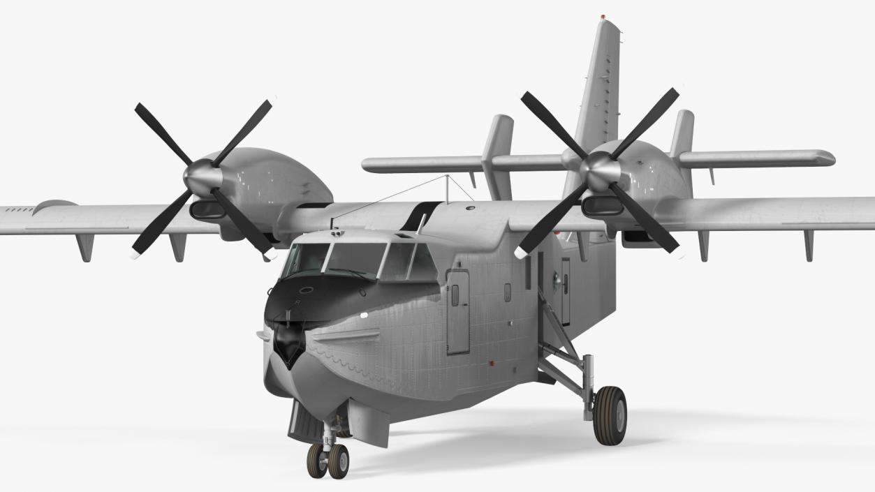 3D Amphibious Aircraft Rigged