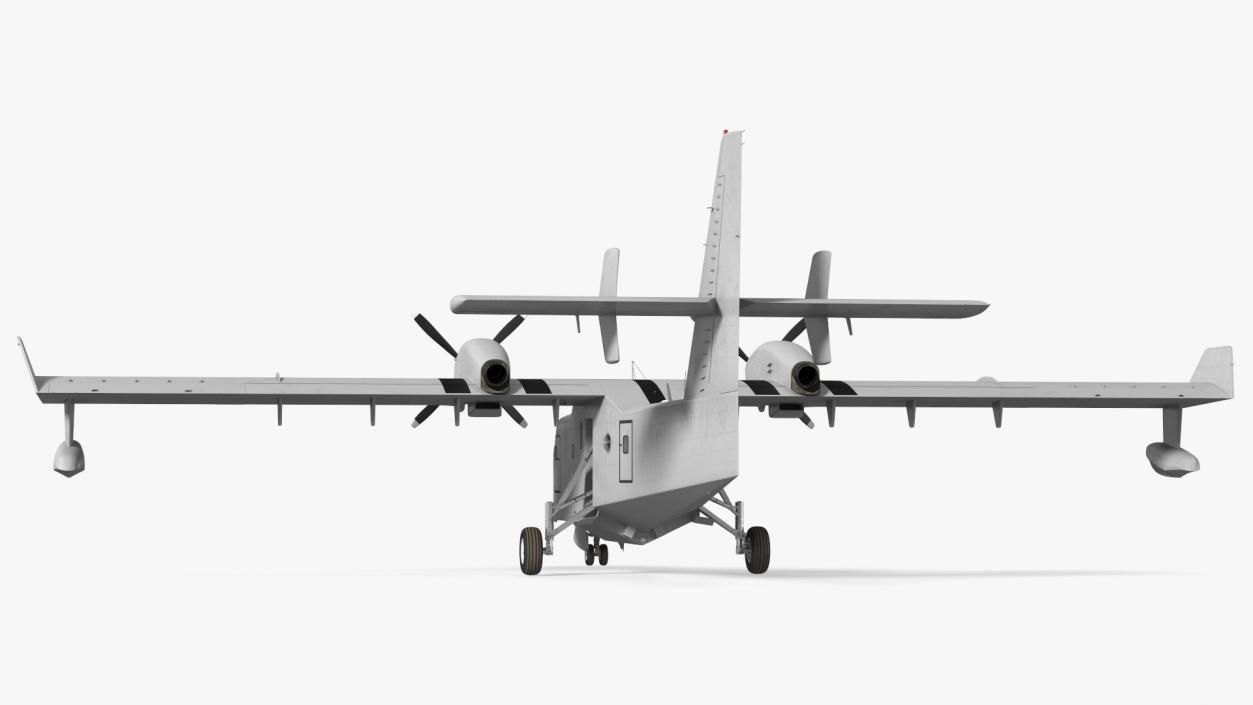 3D Amphibious Aircraft Rigged