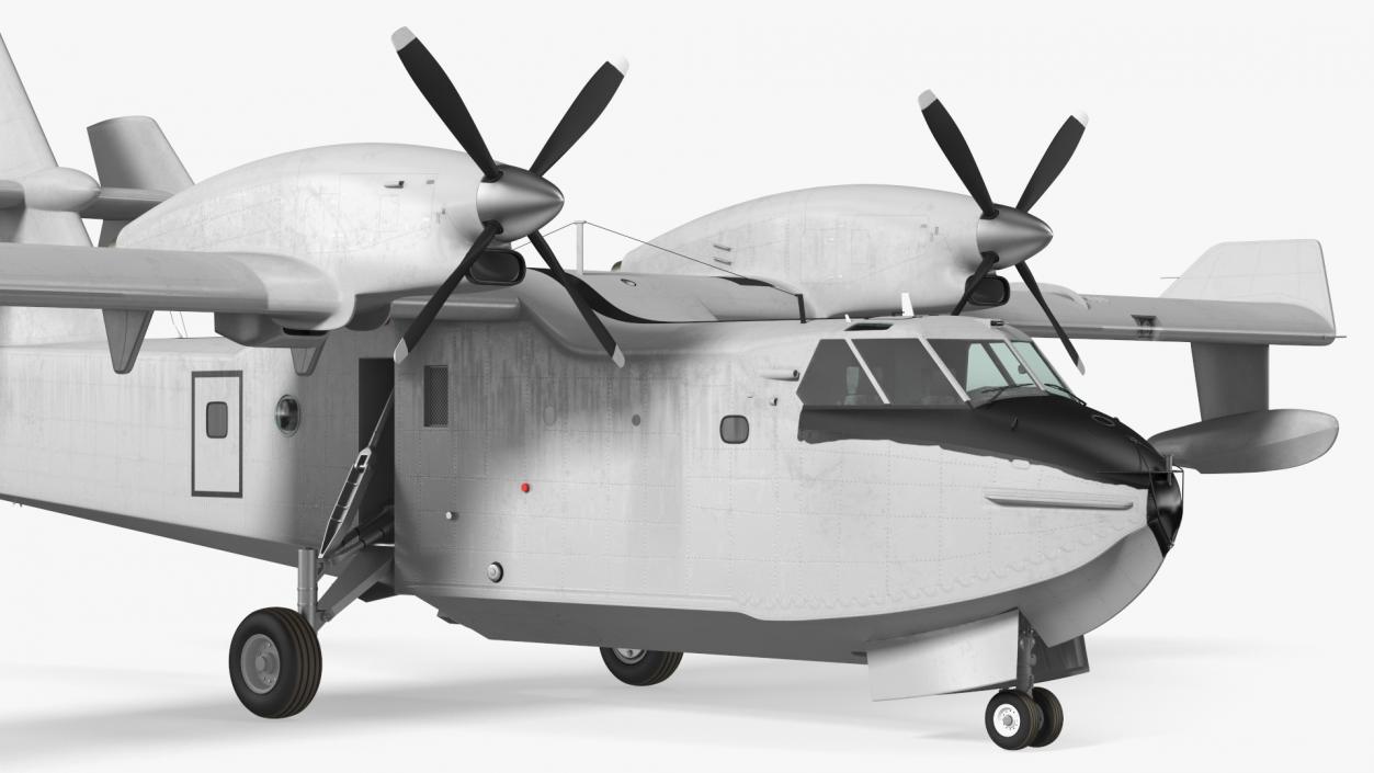 3D Amphibious Aircraft Rigged