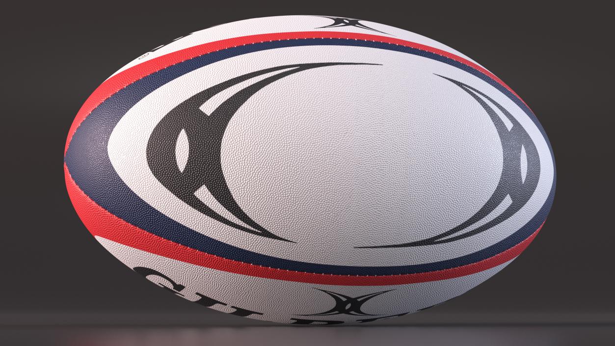 3D Gilbert Photon Rugby Match Ball