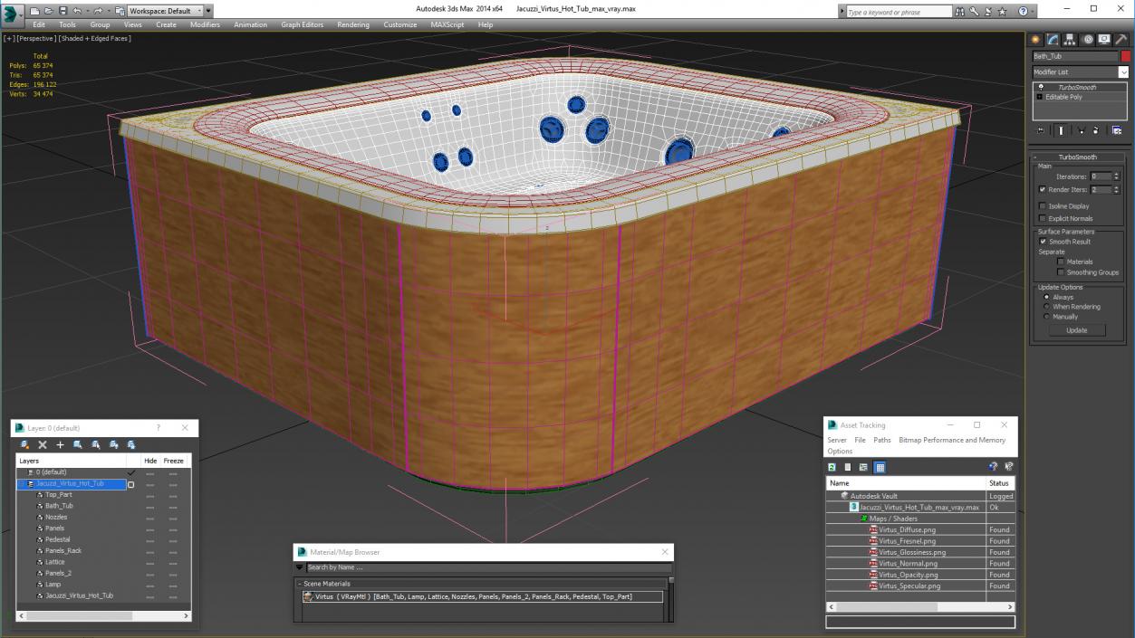 Jacuzzi Virtus Hot Tub 3D