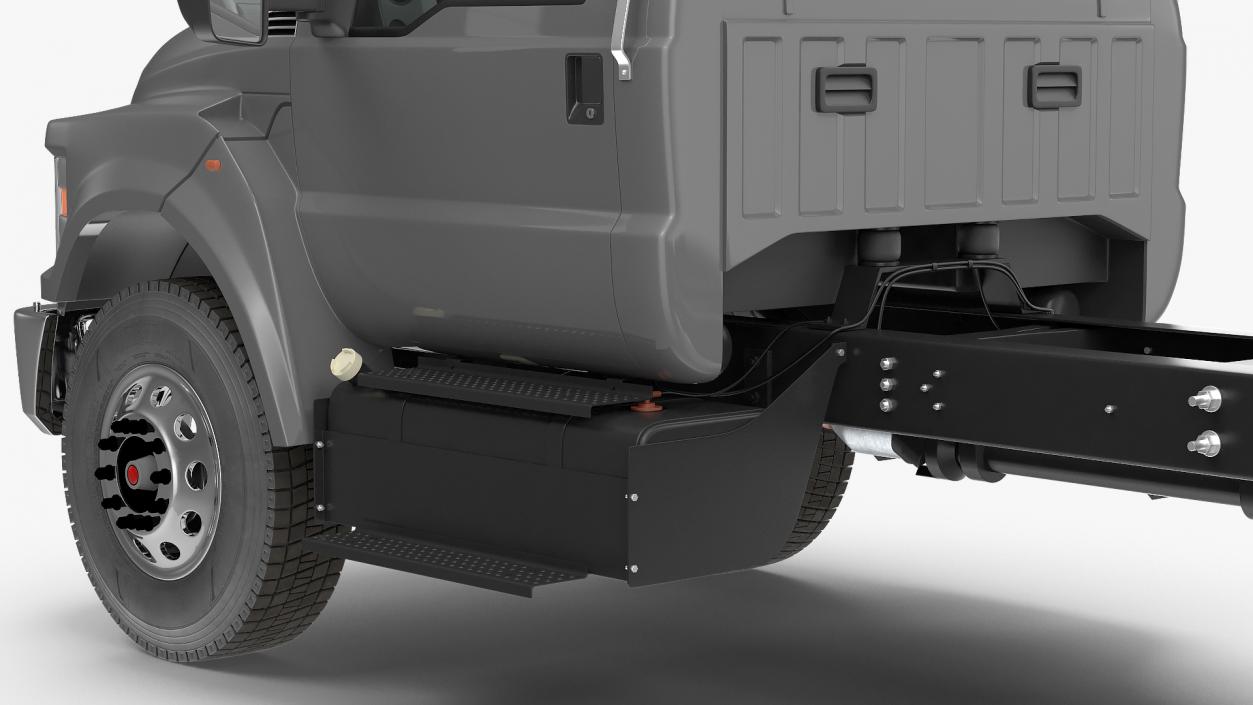 Crew Cab Chassis Truck Generic Simple Interior1 3D