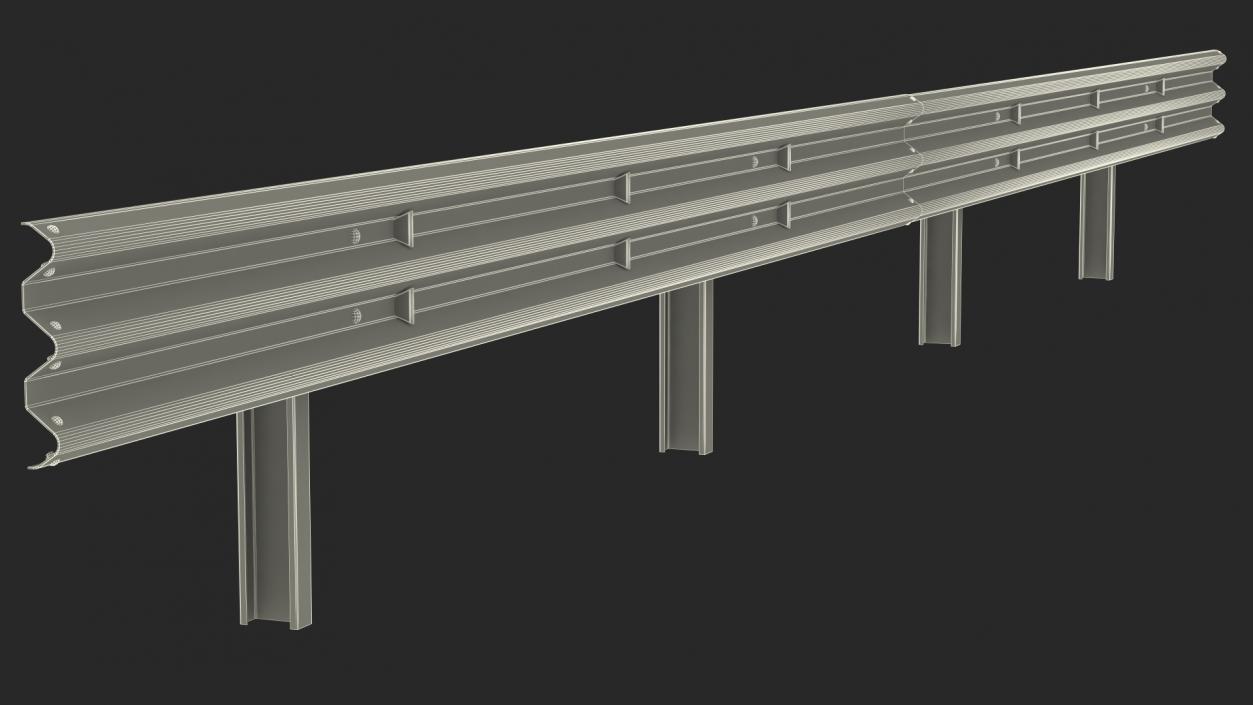 3D Metal Traffic Double Barrier model