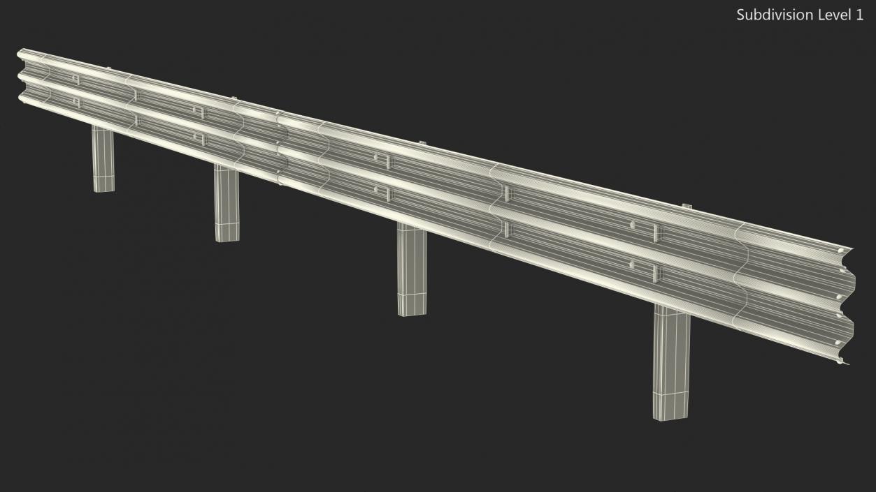 3D Metal Traffic Double Barrier model