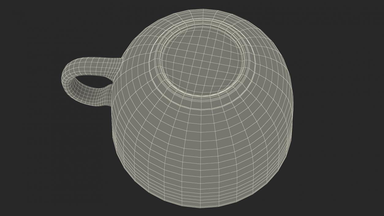 3D model Transparent Empty Tea Cup